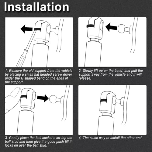 Ressorts à gaz capot défaillant BMW E87 solution de levage sécurisé - 5