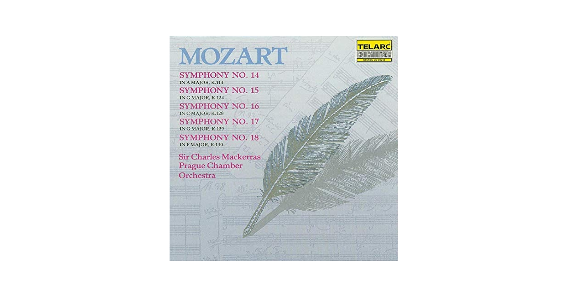 Amazon.com: Mozart: Symphonies, Nos. 14-18: CDs & Vinyl
