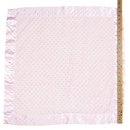 Image of Bearington Baby Dottie Snuggle Blanket (Pink) 28.5 inch X 28.5 inch