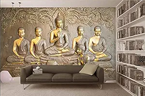 ALL YOUR DESIGN PVC Vinyl Self Adhesive Wallpaper(AYD-largewallpaper-2021-pt02-11-3x4 Feet)