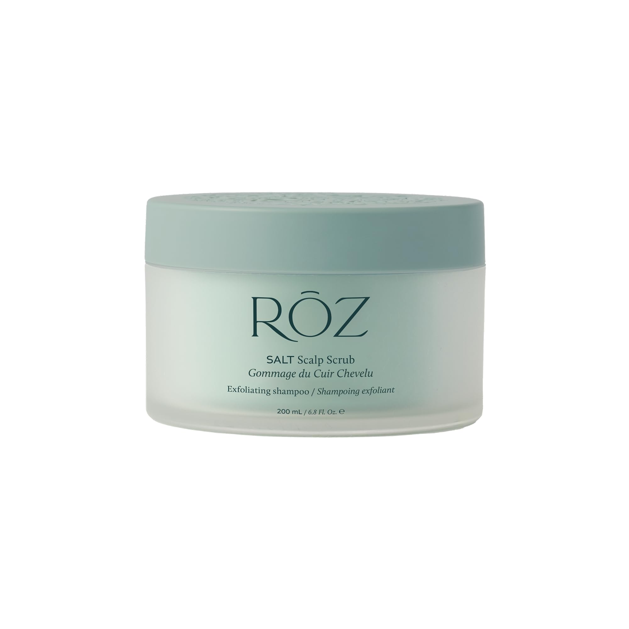 RŌZ Detox Clarifying Shampoo & Salt Scalp Scrub with AHA BHA, Sulfate-Free