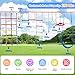 50ft Ninja Warrior Obstacle Course for Kids with Swing, Ninja Course for Kids Outside with 11 Accessories--Trapeze Swing, Climbing Net, Rope Ladder, Outdoor Playset with Monkey Bars