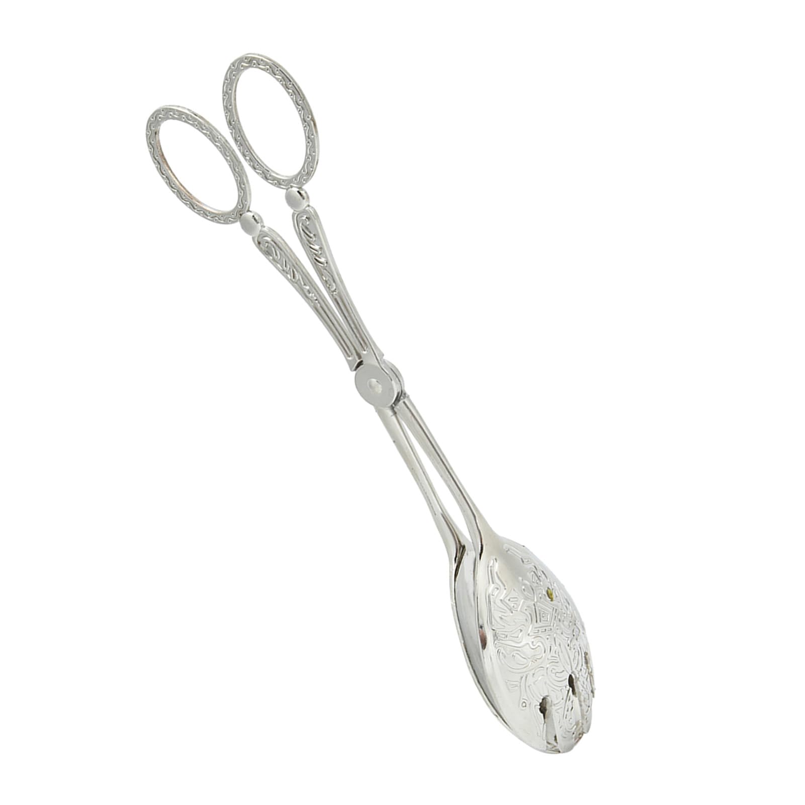 Cocoarm Clip para Alimentos, Herramienta de Cocina de Aleación de Zinc, Pinzas de Pan Multifuncionales para Hornear y Servir, 9,1 Pulgadas de Longitud (SILVER)