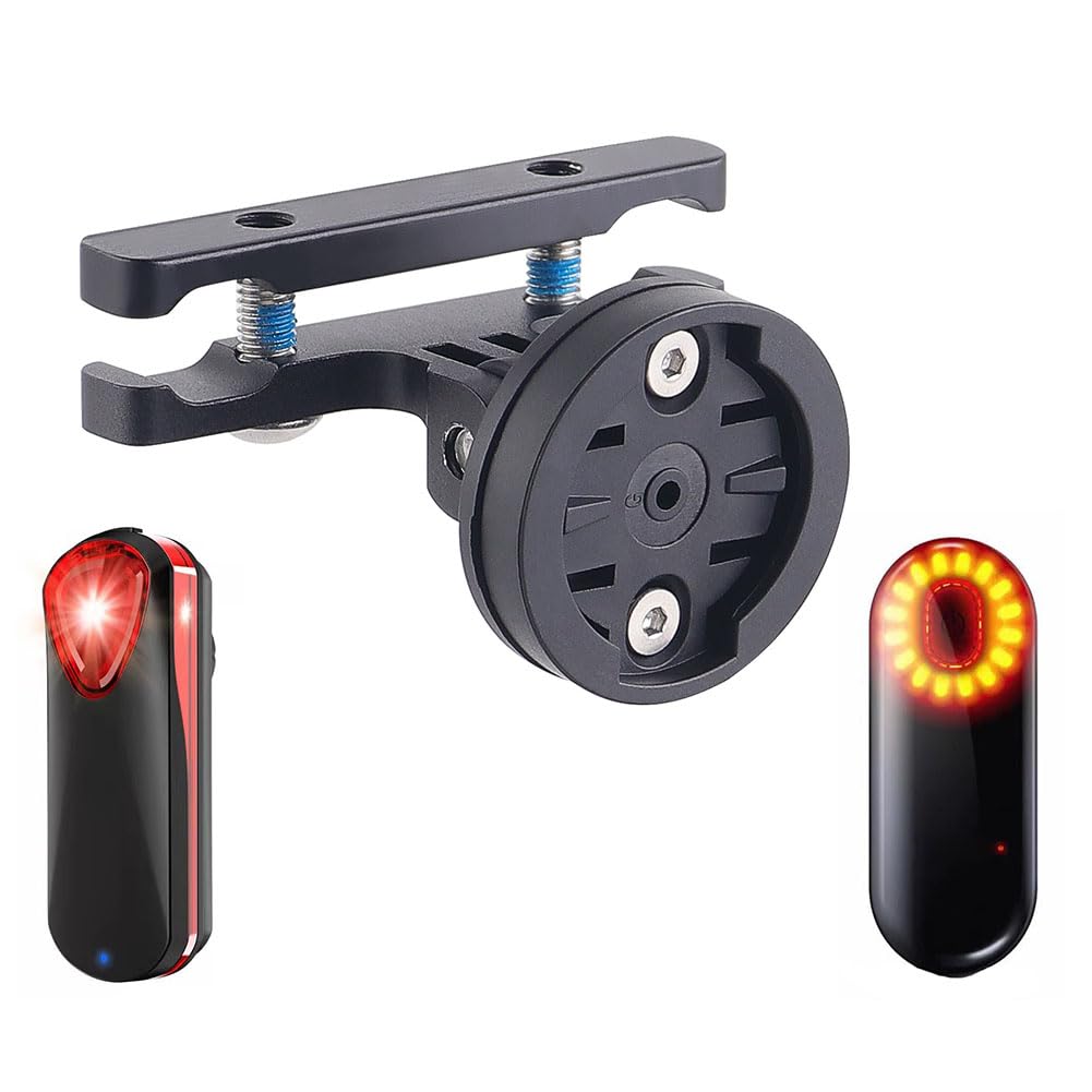 Support De Feu Arrière Pour Vélo - À Fixer Sur La Tige De Selle - Nylon Résistant - Antivibration - Avec Sangle Et Clés - 9