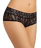 DKNY Intimates Women's Signature Lace Boyshort Black Boy Shorts