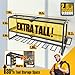 Spampur Power Tool Organizer for Tool Storage, Drill Holder Wall Mount with Charging Station, Tool Holder and Storage Rack for Garage Organization, Heavy Duty Metal Tool Shelf with Battery Holder