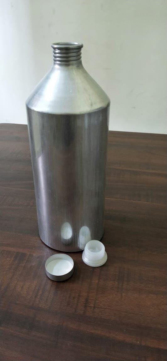 Patel Enterprise Aluminium Bottle (500 ML) Pharma Chemical essential -Oil perfume Pharma Chemical essential-Fragrance Oil-Storing Liq-uid-Deodorant Spray and Pain Relief Spray Packaging- Pack Of 4 Pic-image-31