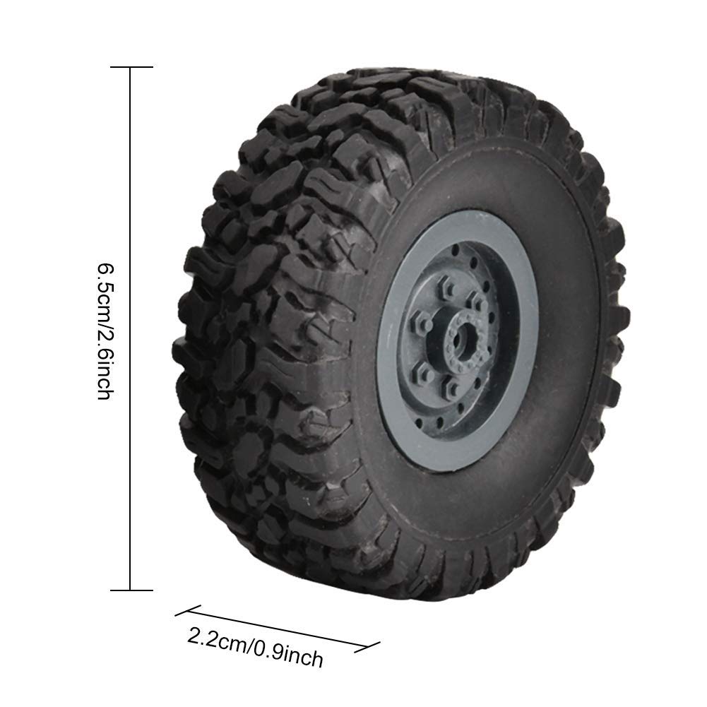 4Pcs RC Car Tires and Wheels - Image 2