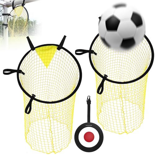 3Pcs Objetivo Net Fútbol Plegable con Objetivo Móvil y Correas Ajustables, Cagas Metas Entrenando a Fútbol Mini Niños Afuera,Archivos Equipos Pero Contenedores Superiores para Barcos Precisión Mejoran