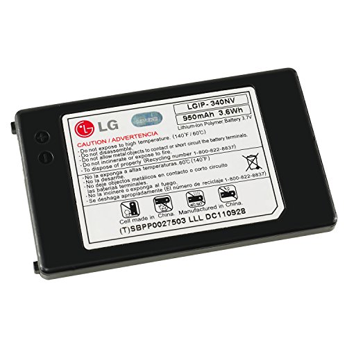 LG LGIP340NV 950mAh Original OEM Battery for the LG Cosmos VN250 and Octane VN530 - Non-Retail Packaging - Black LG LGIP340NV 950mAh Original OEM Battery for the LG Cosmos VN250 and Octane VN530 - Non-Retail Packaging - Black