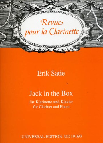 Satie: Jack in the Box for clarinet and piano      Sheet music