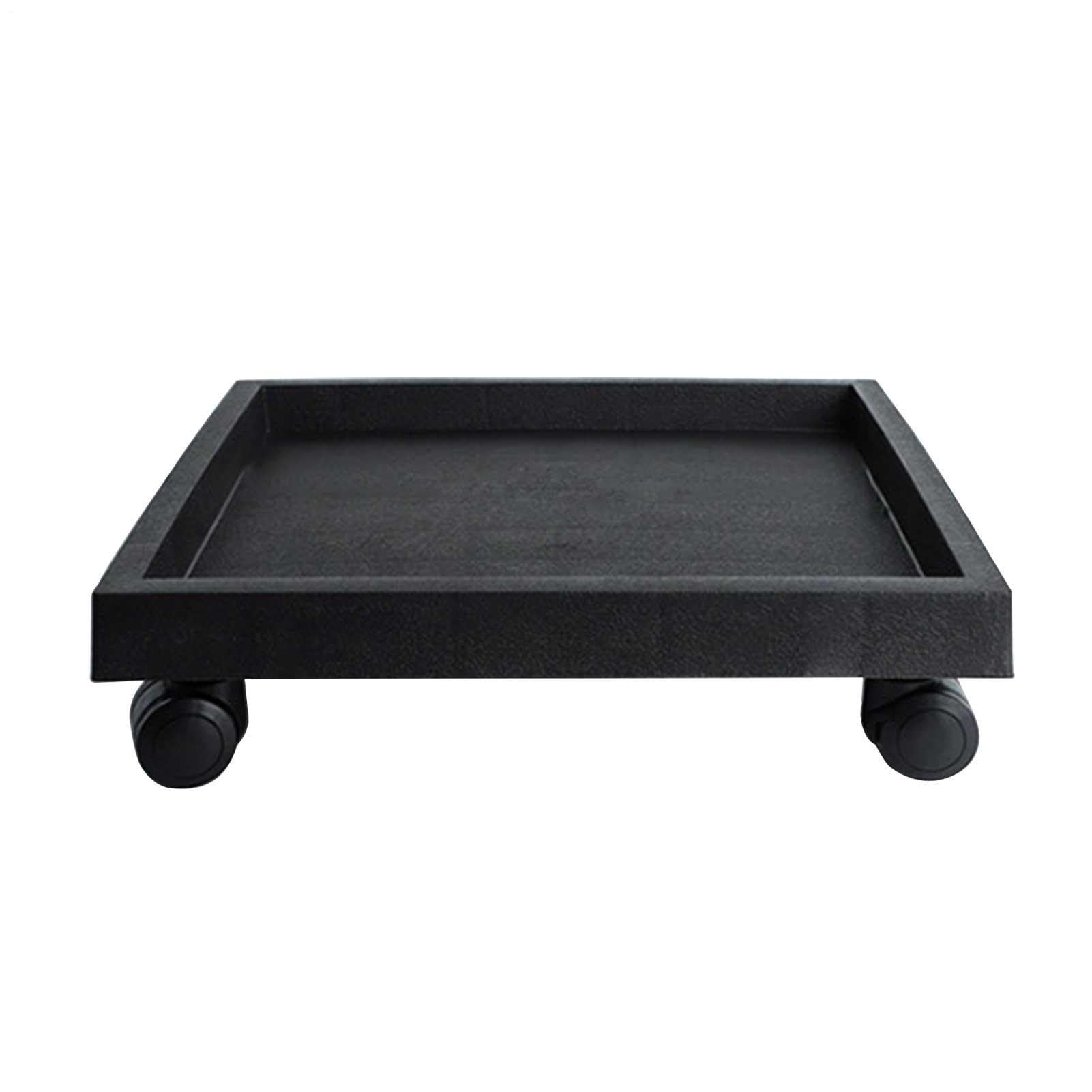 Plateau à roulettes pour pot de fleurs base mobile carrée 24cm outil transport jardin extérieur