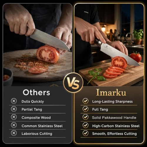 Image of imarku 5PCS Kitchen Knife Set - Japanese High Carbon Stainless Steel Knives