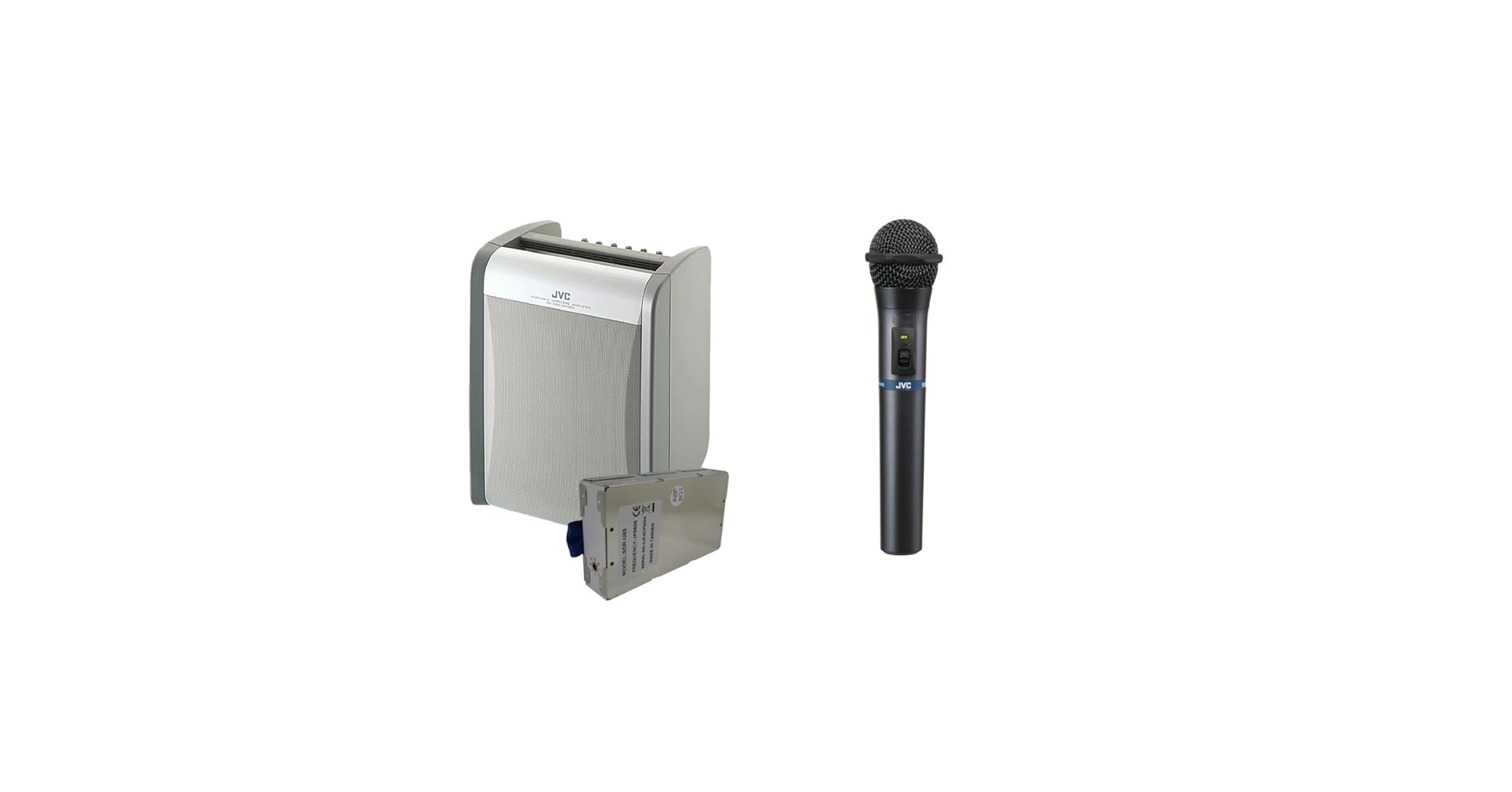 JVC PE-W50 ポータブルアンプとワイヤレスマイクホン ポータブルワイヤレスアンプPE-W50シリーズ | ワイヤレス