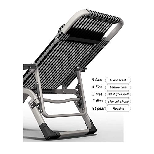 Fauteuil inclinable robuste contre le mal de dos : lit de plage confortable - 6