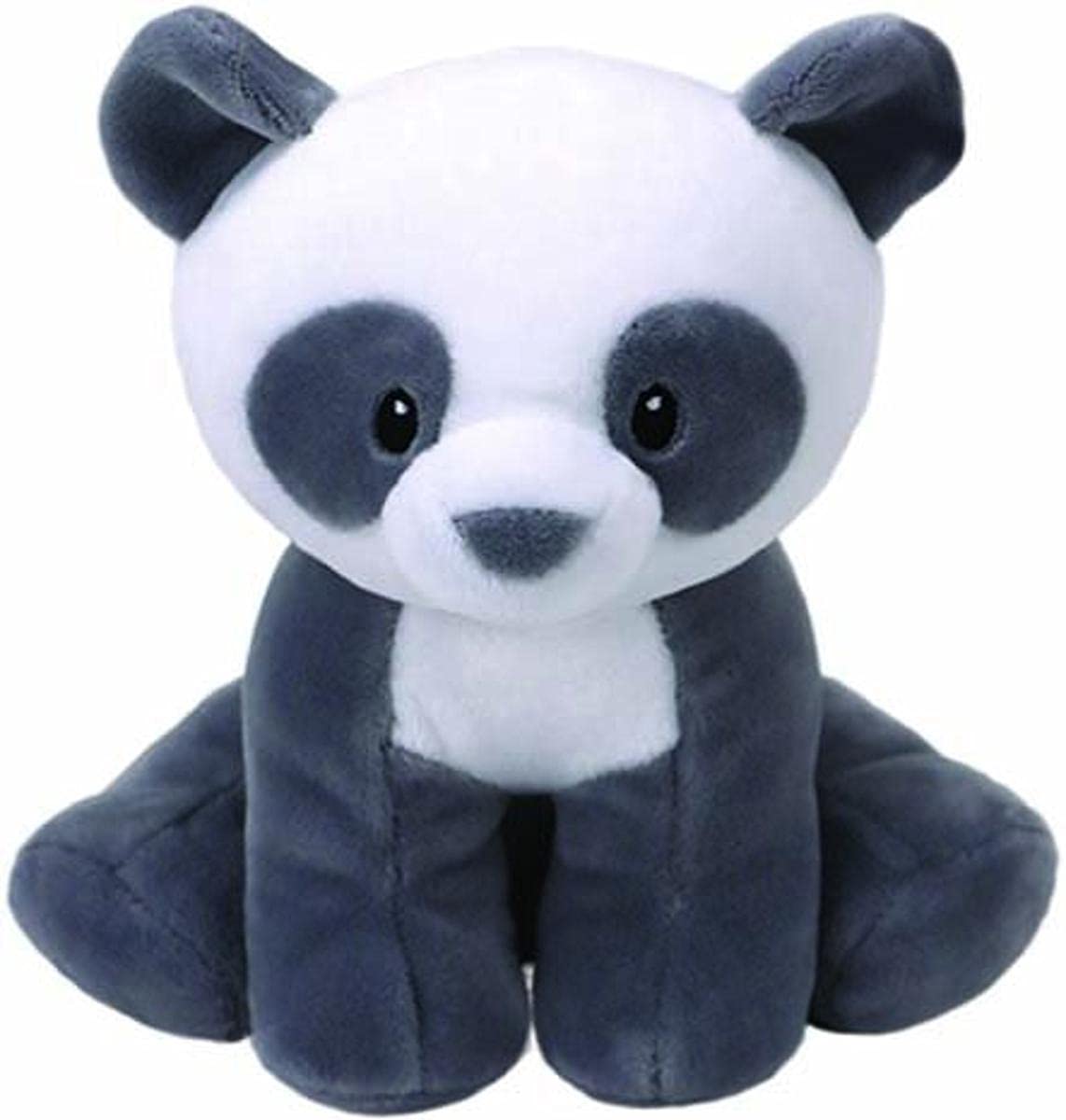 TY 82165 środek, panda szara 17 cm, Baby, czarny/biały