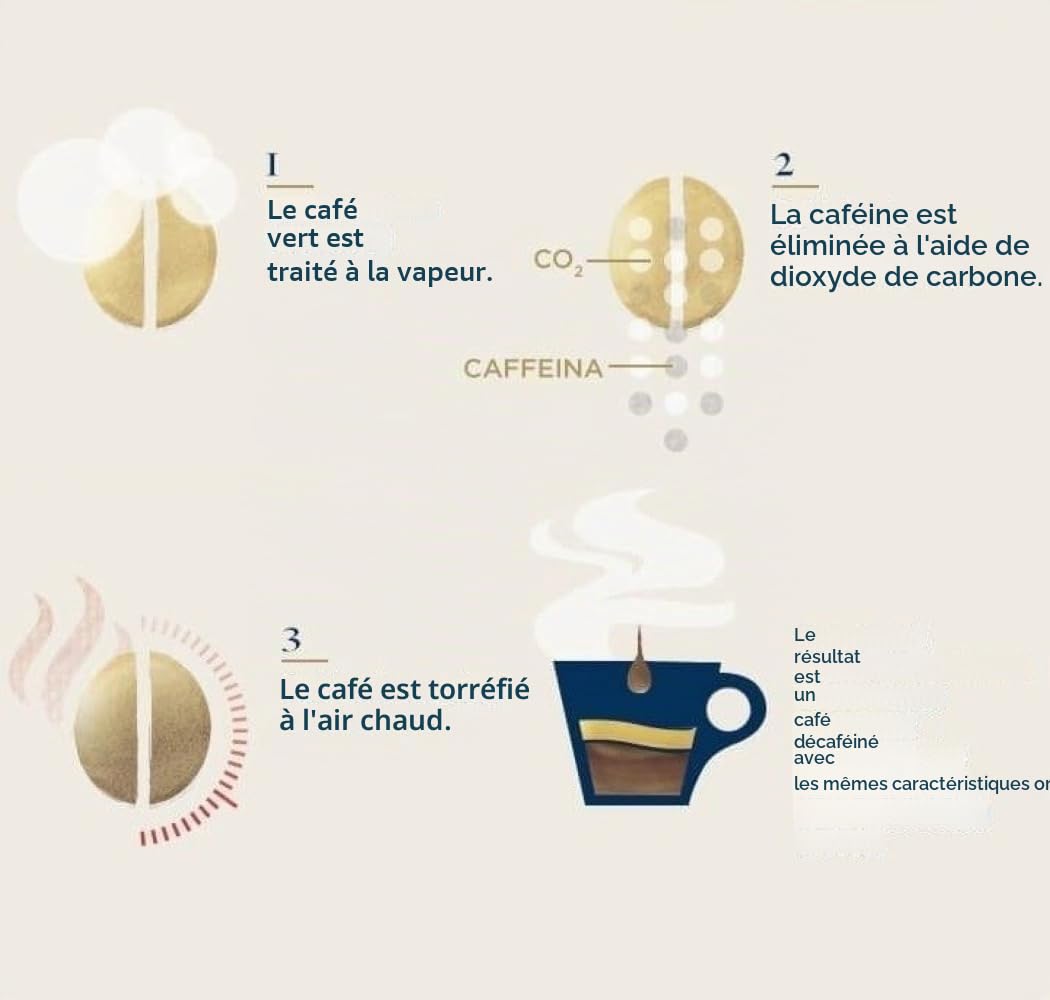 Lavazza Café Expresso Boleświec FlavorName Boîtes Décaféiné, En Grains, Décaféiné, 5 x 500 g