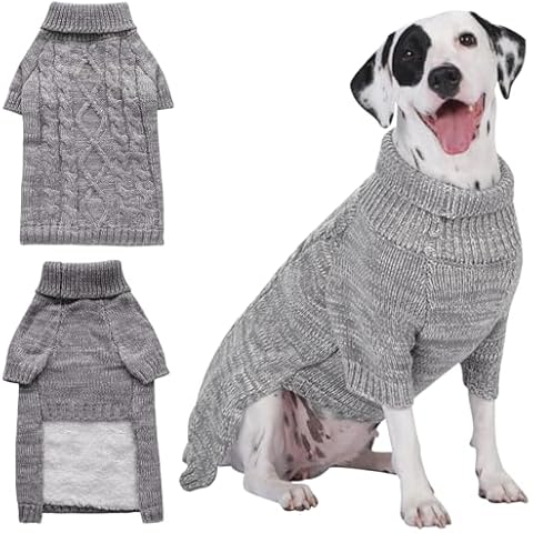 CCKUU Soft Plush Dog Pullover Sweater Cover