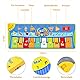 Miavogo Tanzmatte Kinder, Piano Mat Klaviermatte 8 Einstellbare Lautstärke + 8 Instrumente + 10 Keyboard Musik Matte für Jungen Mädchen - 130 x 48 cm