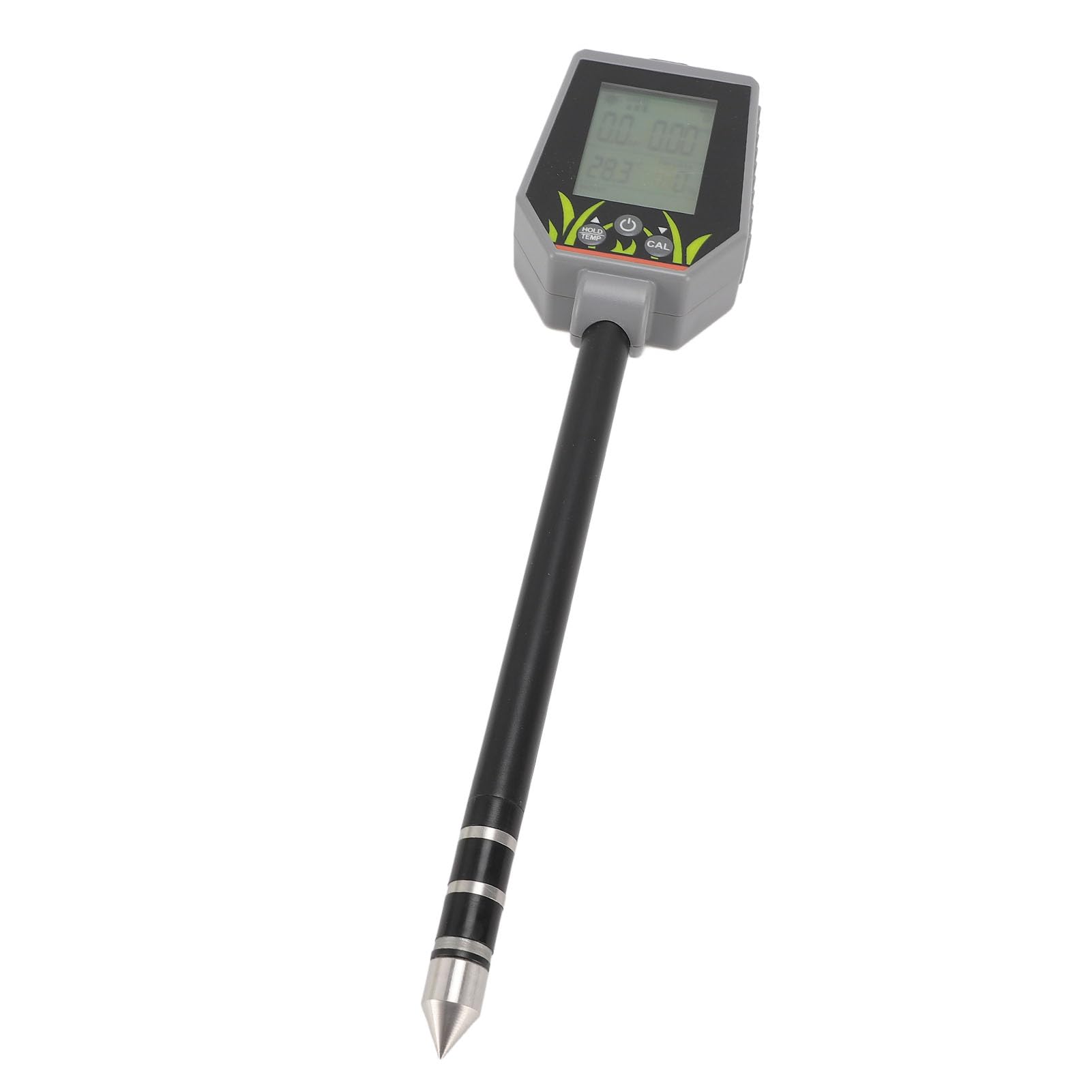 Zestaw Mierników PH Gleby 6 w 1, PH EC Żyzność Światło Temperatura Wilgotność Gleby Cyfrowy Tester Gleby do Trawy Ogrodowej Trawnik Szklarnia Pielęgnacja Roślin, dokładność,