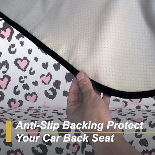 Image of Car Seat Cover Protector Front Seats,for Gym Workout,Running,Swimming,Beach and Hiking,Waterproof Sweat Towel Bucket Seat Covers for Trucks SUV Jeep (Leopard Print)