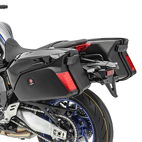 Set Maletas Laterales + Soporte Compatible para Yamaha MT-07 / Tracer 700 PX74BL