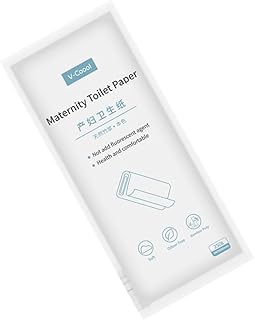 SOLUSTRE 1 Papel De Confinamento Papel Higiênico De Bambu Puerpério Tecido De Limpeza Flexível Dedicado Original Cor Natural Polpa De Bambu Tecido Feminino Papel Higiênico Portátil Alongar