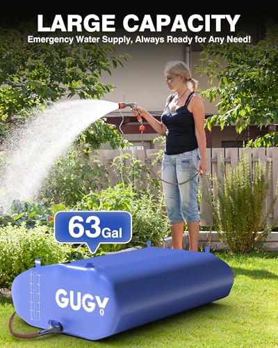 Portable-63-Gallon-Water-Bladder-for-Truck-BedCarrier-Cart-Large-Water-Bob-Bathtub-Emergency-Water-Bladder-for-Outdoor-RV-Car-CampingWater-Storage-Bladder-with-SpigotOverflow-Kit-Blue-240L