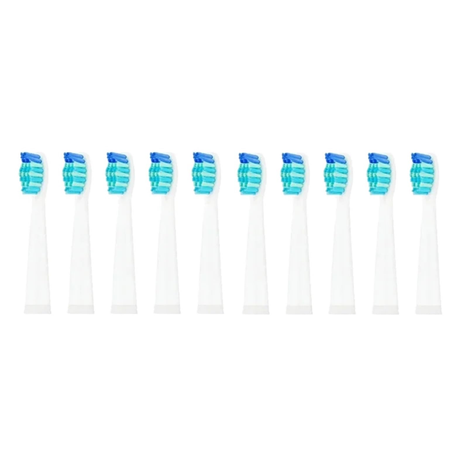 Testine di ricambio per spazzolino elettrico 507B 908 909 917 | Setole morbide con estremità arrotondate per l'uso quotidiano degli adulti(10pcs White)