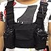 Lewong Universal Radio Chest Harness Bag Pocket Pack Holster for Two Way Radio (Rescue Essentials)