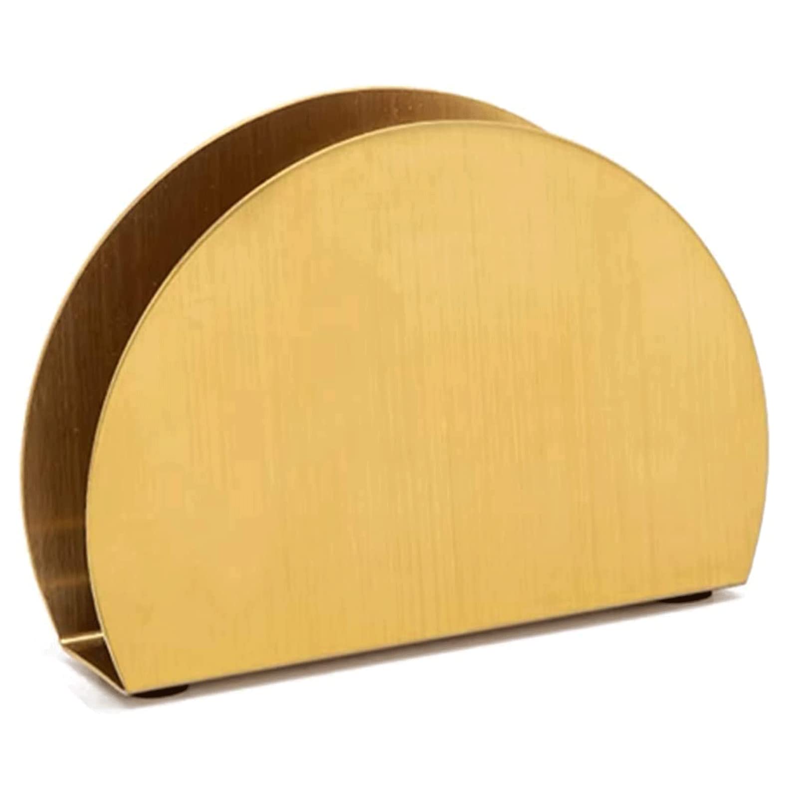 Gold Napkin Holder - Freestanding Steel Tissue Dispenser For Kitchen & Dining