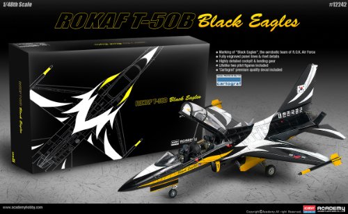 Construisez l'avion T-50b Black Eagles Academy 1/48, le fleuron de la voltige