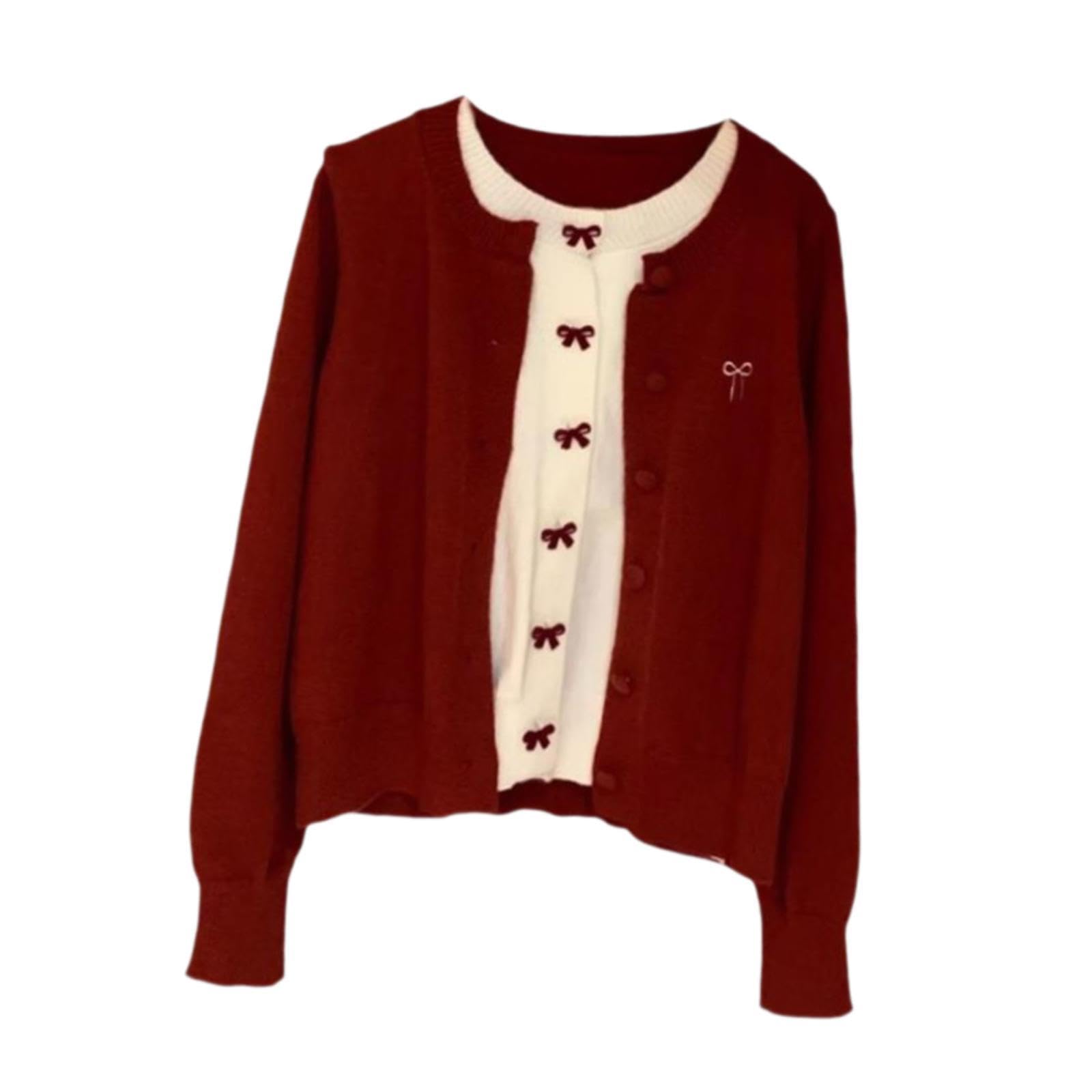 Women Cardigan Sweater Elegant Long Sleeve Sweater for Work Birthday Outdoor-image-45