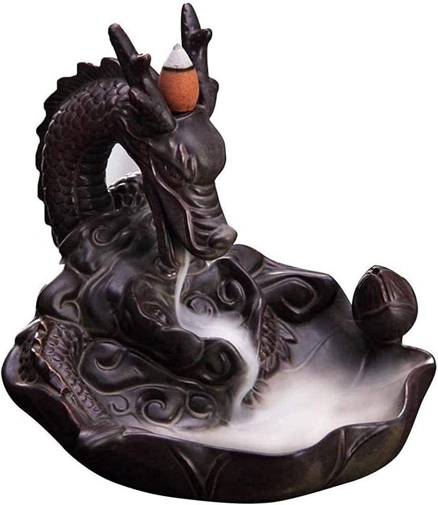 Feng Shui Creative Decorative Statue, Bastoncini di incenso per la Famiglia, Supporto per Bastoncini di incenso - Supporto per Bastoncini di incenso in Ceramica