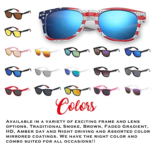Image of PolarSpex Polarized Sunglasses for Men and Women | UV Protection, Durable Lightweight Frame, Retro Style, Felt Carrying Case, Clear Vision for Driving, Fishing & Everyday Wear.