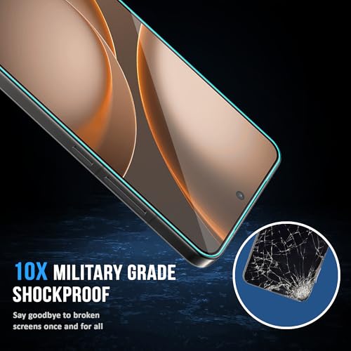 Image of FIRST MART Tempered Glass Screen Protector for Oppo Find X9 Ultra - Full-Glue Screen Guard, 3D Edge to Edge, HD Clear, Bubble-Free, Case-Friendly, Black, Pack of 2