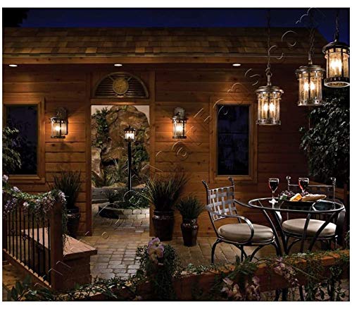 Santa Barbara DC - Three Light Outdoor Pole/Post Mount