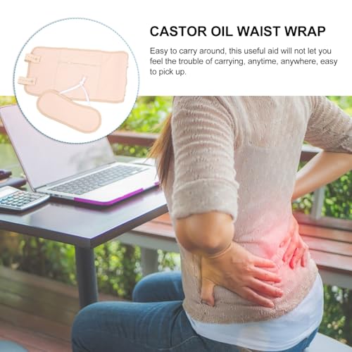 Pack Castor Oil réutilisable pour cou et soin des cervicales