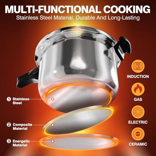 Olla a presión Acero inoxidable 5.7 L miniatura 5