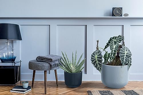 Grand pot de plantes blanc ø 35 cm Tymar pour terrasse et salon