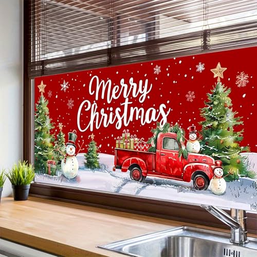 Vinilo Decorativo para Ventana Navidad 39.3 x 17.7 pulgadas miniatura 4