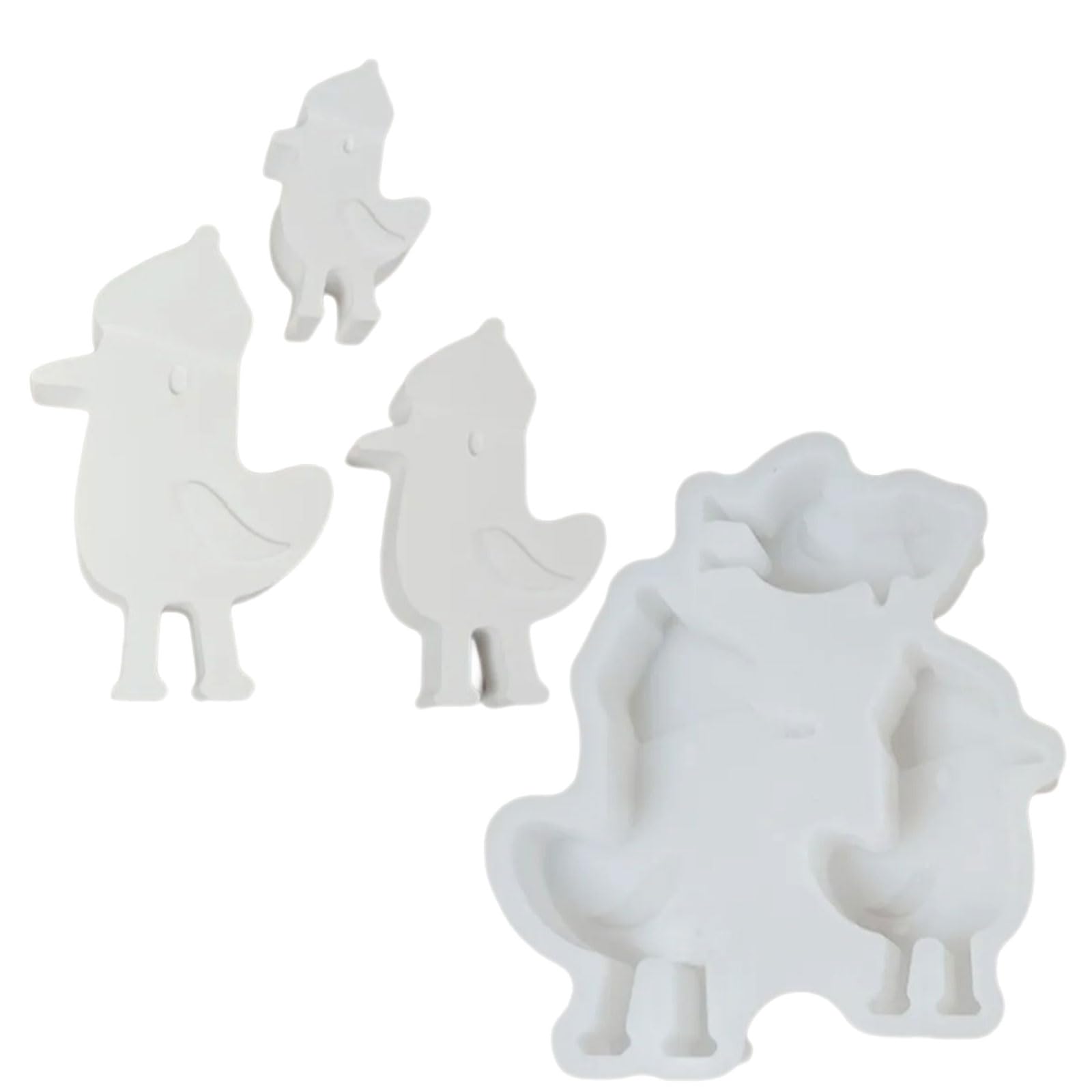 Buxuaaaa 3D Bird Statue Silicone Molds for Epoxy Resin Craft Chocolate Fondant Silicone Soap Molds Bird Resin Mold