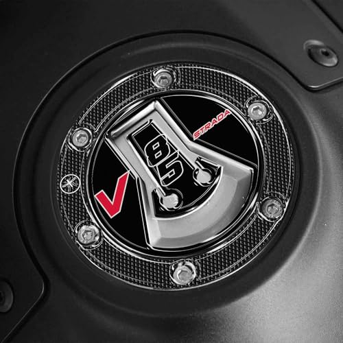 Adesivo resinato 3D per moto tappo serbatoio protezione e decorazione compatibile con Moto Guzzi V85 Strada