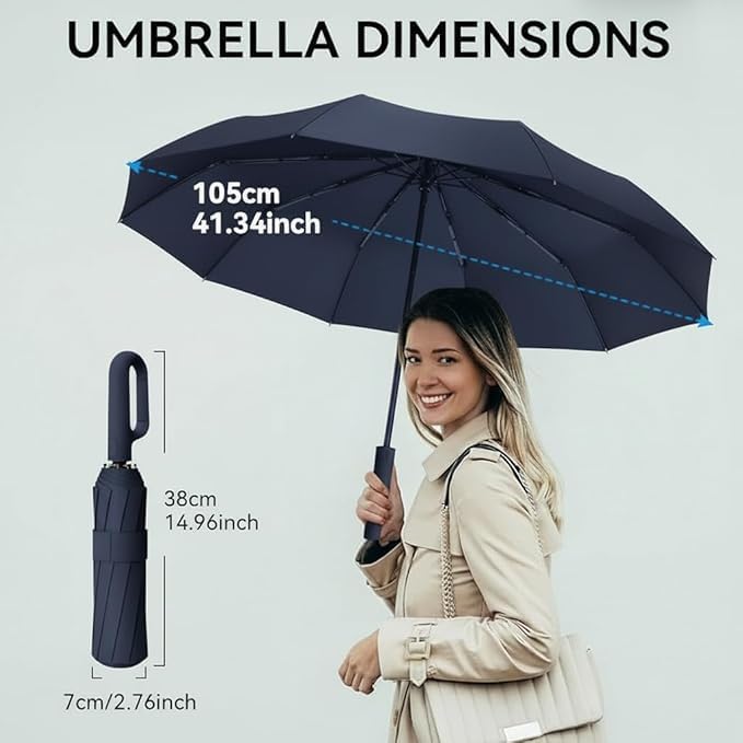 Image of 𝗗𝗮𝗻𝘇𝗲𝗿𝗮 𝗨𝗩 Travel Mini 𝗙𝗼𝗹𝗱𝗶𝗻𝗴 Ultra Compact pastel Umbrella with Case, Manual Open 12 Ribs Lightweight Portable, Small Sun & 𝗥𝗮𝗶𝗻 𝗣𝗼𝗰𝗸𝗲𝘁 𝗨𝗺𝗯𝗿𝗲𝗹𝗹𝗮 for Men and Women- Use in Rain & Summer