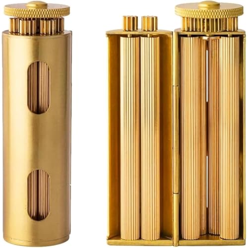 suriggo【レトロ銅製】手巻きタバコ用 ZAホイール巻き機|70mmペーパー対応|純手作り 職人技|ヴィンテージデザイン|喫煙具 コレクター向け