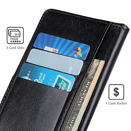 UKDANDANWEI Capa para Galaxy Note 20 Ultra, elegante capa flip de couro PU com compartimentos para c