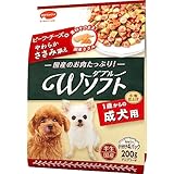 ビタワン君のWソフト 成犬用 ビーフ・チーズ味・やわらかささみ添え 200g 製品画像
