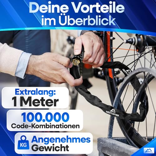 Fahrradschloss Nextcover mit Zahlencode für hohe Sicherheit
