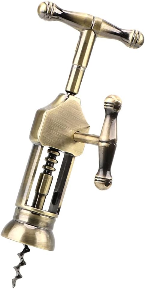 Cork Wine Opener Bottle Opener Gadgets Rack Pinion Corkscrew Bar Tools Vintage(2XL)