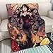 QTRT Fullmetal Alchemist - Lust 3D Stampato Coperta Cartoon Anime Personaggi Morbido Peluche Coperta di Flanella Quilt Anime Fan Otaku Regalo Biancheria da Letto